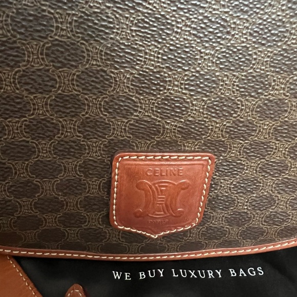 Celine VINTAGE Halfmoon Flap Crossbody - Picture 5 of 14